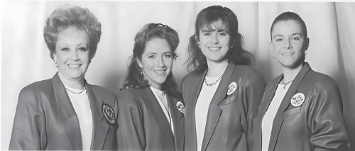 Captain Martha Mendez, Erika Diaz, Carol Fernandez, Roxanna Lemus